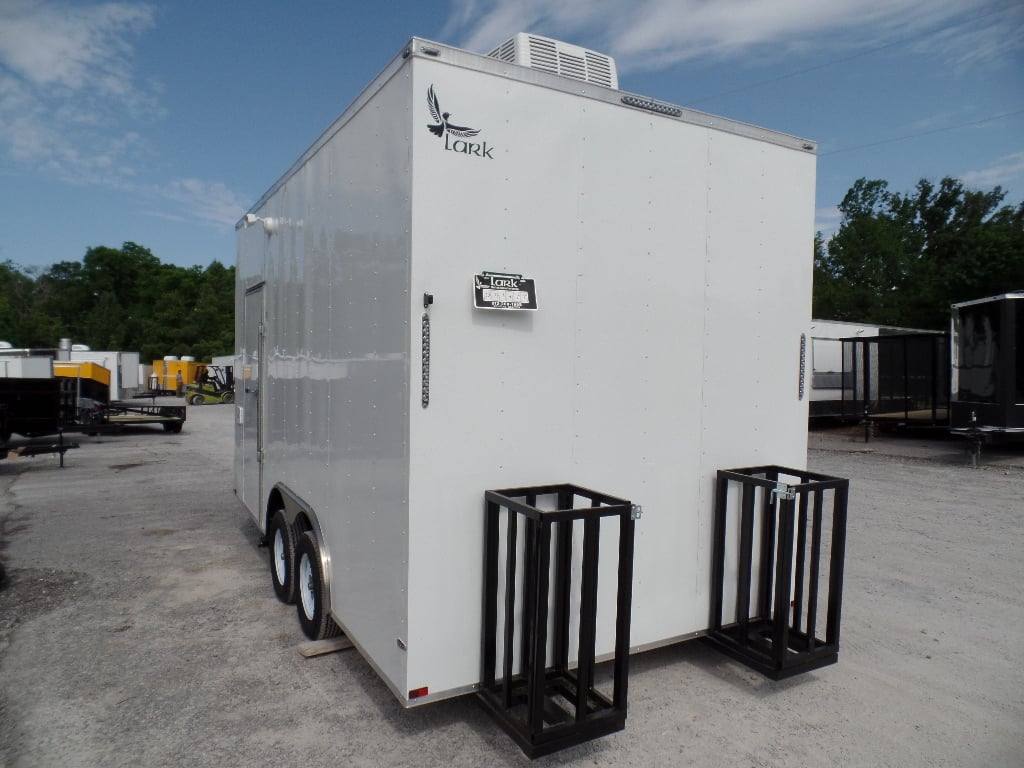 125-8.5-x-16-concession-trailer-white-food-event-catering-2.jpg 8.5' x 16' Concession Trailer White Food Event Catering