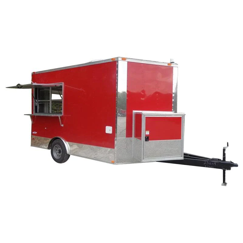 1250-concession-trailer-8.5-x12-red-catering-enclosed-kitchen-1.webp Concession Trailer 8.5' x12' Red - Catering Enclosed Kitchen
