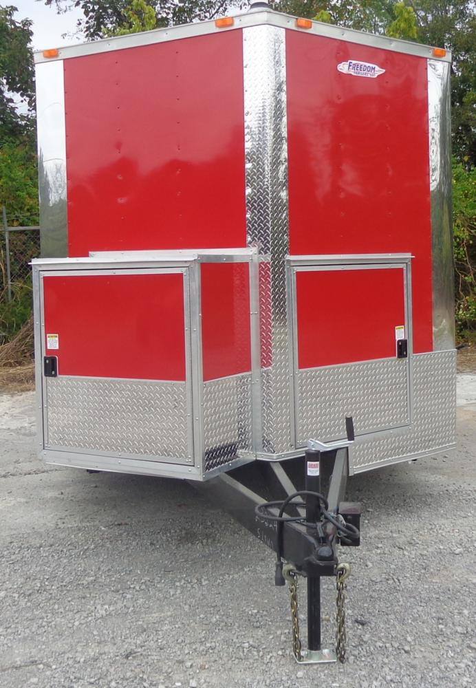 1250-concession-trailer-8.5-x12-red-catering-enclosed-kitchen-10.jpg Concession Trailer 8.5' x12' Red - Catering Enclosed Kitchen