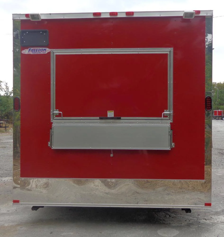 1250-concession-trailer-8.5-x12-red-catering-enclosed-kitchen-11.webp Concession Trailer 8.5' x12' Red - Catering Enclosed Kitchen