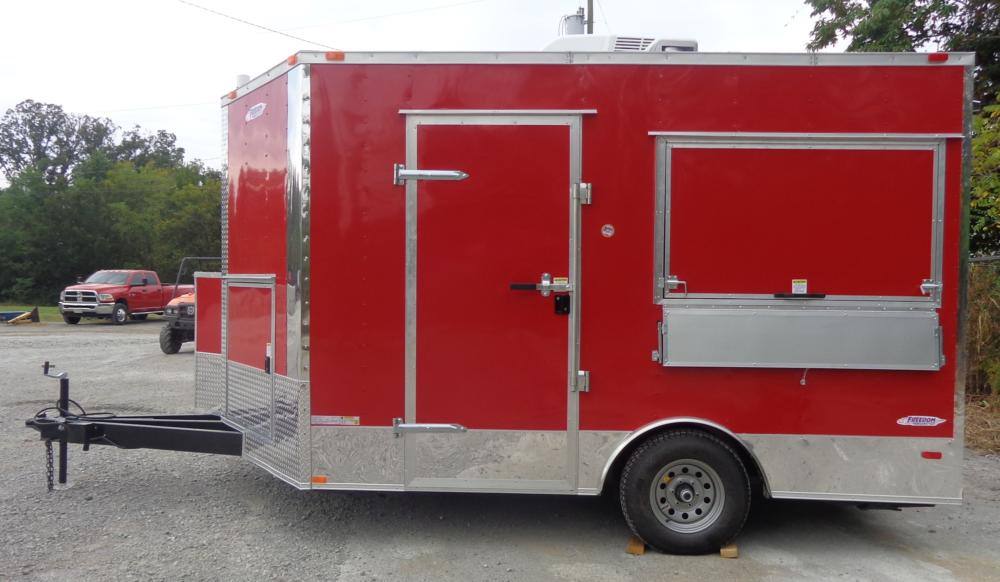 1250-concession-trailer-8.5-x12-red-catering-enclosed-kitchen-13.jpg Concession Trailer 8.5' x12' Red - Catering Enclosed Kitchen