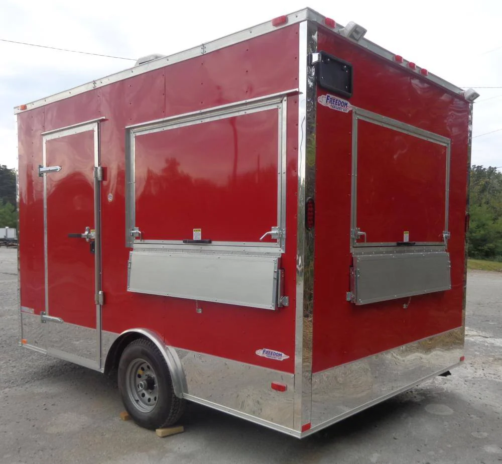 1250-concession-trailer-8.5-x12-red-catering-enclosed-kitchen-14.webp Concession Trailer 8.5' x12' Red - Catering Enclosed Kitchen