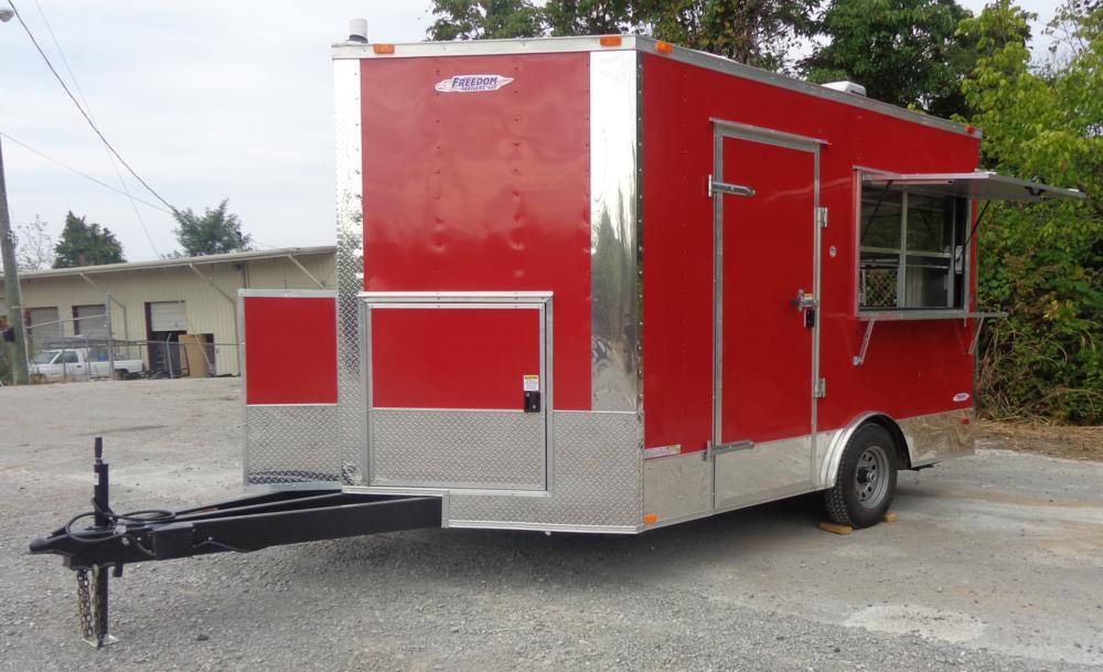 1250-concession-trailer-8.5-x12-red-catering-enclosed-kitchen-16.jpg Concession Trailer 8.5' x12' Red - Catering Enclosed Kitchen