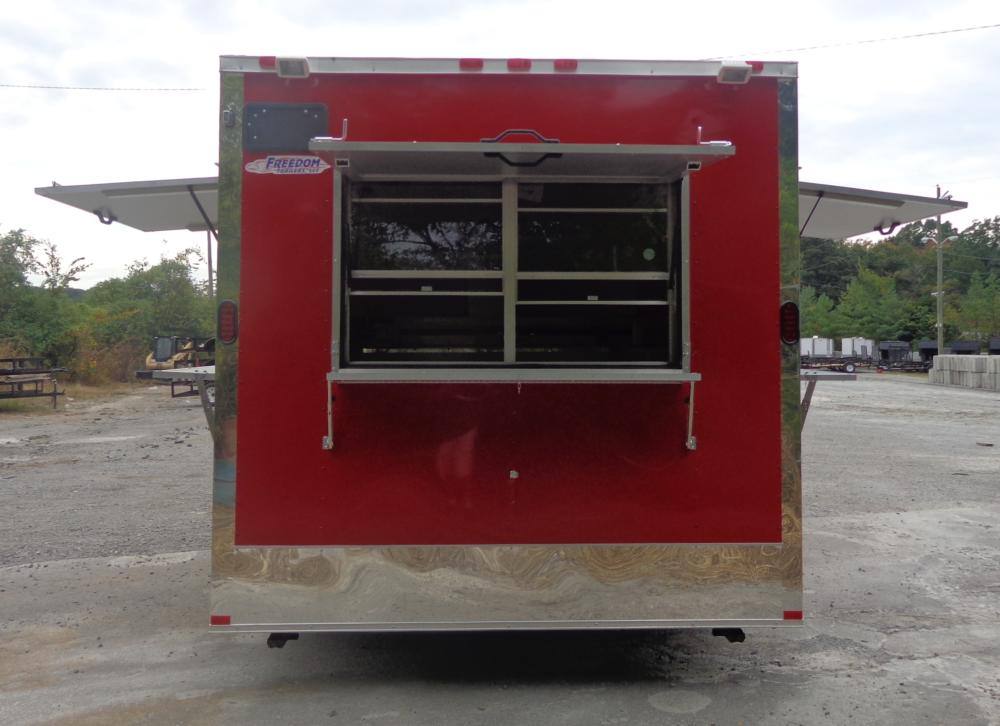 1250-concession-trailer-8.5-x12-red-catering-enclosed-kitchen-17.jpg Concession Trailer 8.5' x12' Red - Catering Enclosed Kitchen
