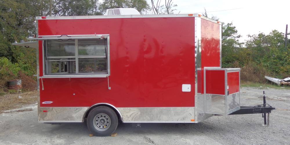 1250-concession-trailer-8.5-x12-red-catering-enclosed-kitchen-20.jpg Concession Trailer 8.5' x12' Red - Catering Enclosed Kitchen