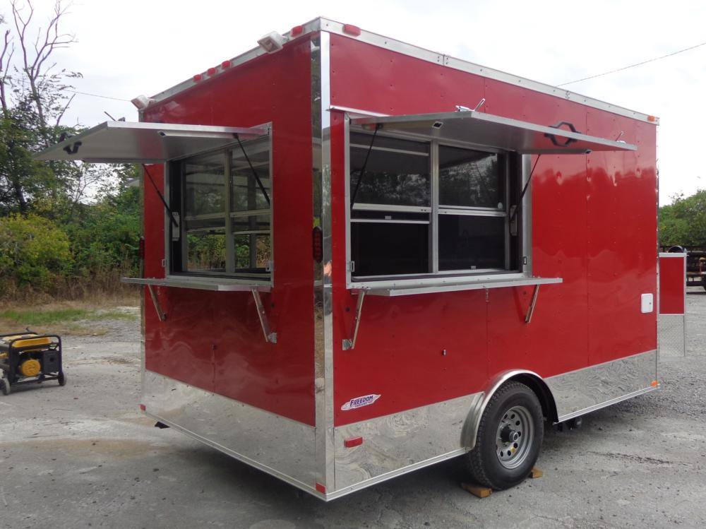 1250-concession-trailer-8.5-x12-red-catering-enclosed-kitchen-21.jpg Concession Trailer 8.5' x12' Red - Catering Enclosed Kitchen