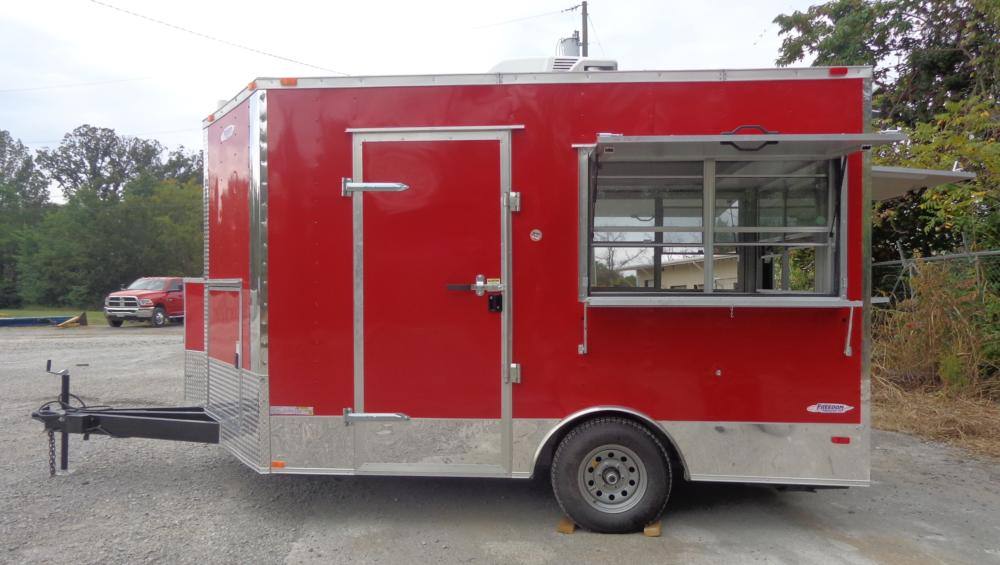 1250-concession-trailer-8.5-x12-red-catering-enclosed-kitchen-26.jpg Concession Trailer 8.5' x12' Red - Catering Enclosed Kitchen