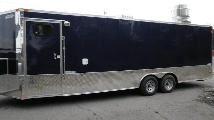 Concession Trailer 8.5'x'24' Dark Blue - Food Vending Catering Event