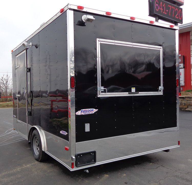 1254-concession-trailer-8.5-x12-black-food-catering-event-vending-10.jpg Concession Trailer 8.5'x12' Black - Food Catering Event Vending