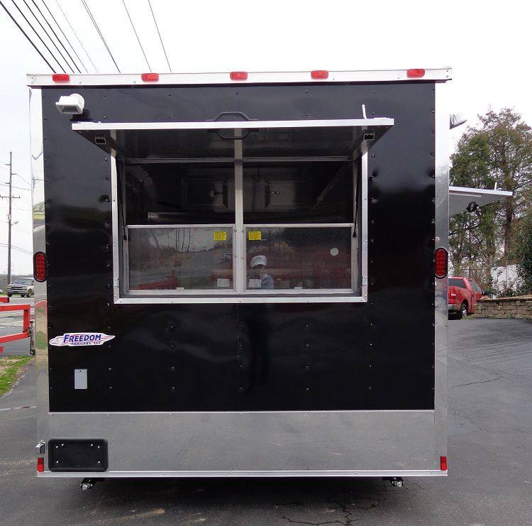 1254-concession-trailer-8.5-x12-black-food-catering-event-vending-4.jpg Concession Trailer 8.5'x12' Black - Food Catering Event Vending