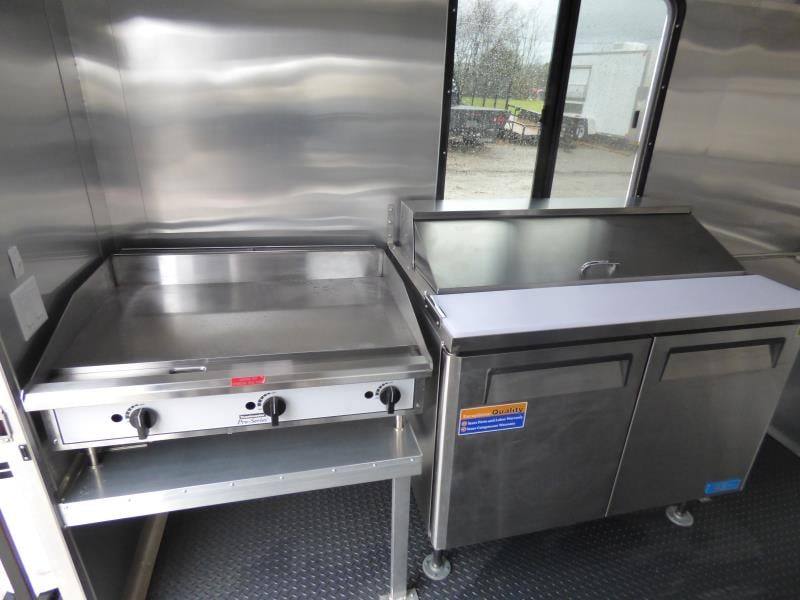 1256-concession-trailer-8.5-x12-orange-vending-food-bbq-catering-5.jpg Concession Trailer 8.5'x12' Orange - Vending Food BBQ Catering