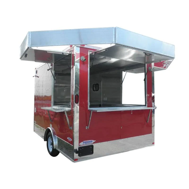 1257-concession-trailer-8.5-x12-red-vending-catering-event-food-1.webp Concession Trailer 8.5'x12' Red - Vending Catering Event Food