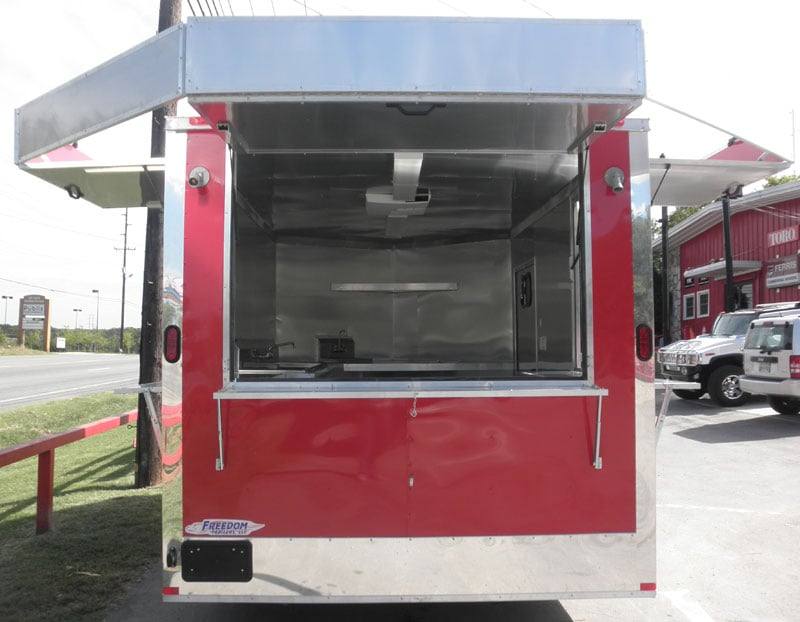 1257-concession-trailer-8.5-x12-red-vending-catering-event-food-7.jpg Concession Trailer 8.5'x12' Red - Vending Catering Event Food