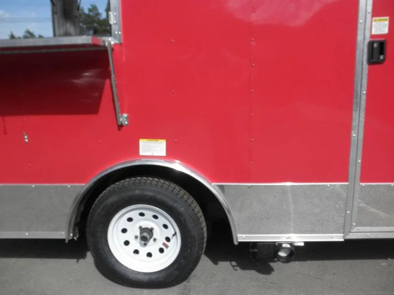 1257-concession-trailer-8.5-x12-red-vending-catering-event-food-8.webp Concession Trailer 8.5'x12' Red - Vending Catering Event Food