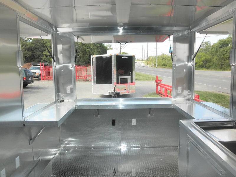1257-concession-trailer-8.5-x12-red-vending-catering-event-food-9.jpg Concession Trailer 8.5'x12' Red - Vending Catering Event Food