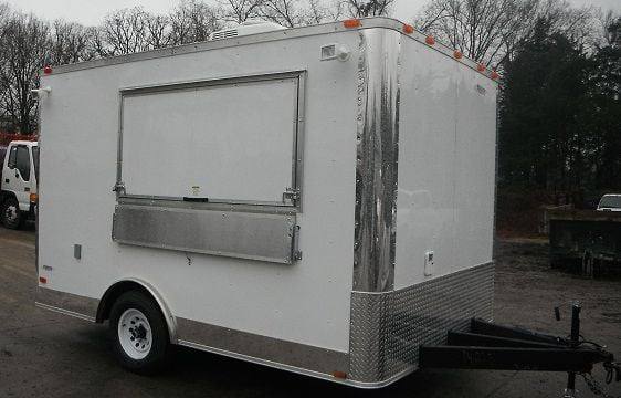 1260-concession-trailer-8.5-x12-white-food-bbq-event-catering-3.jpg Concession Trailer 8.5'x12' White - Food BBQ Event Catering