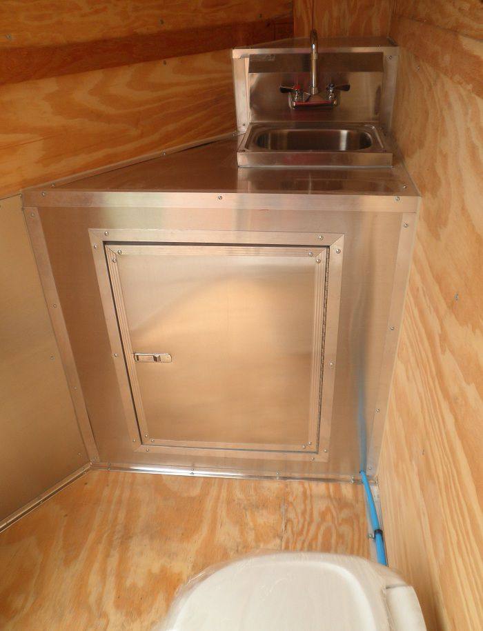 Concession Trailer 8.5'x12' Yellow - BBQ Food Event Vending Restroom