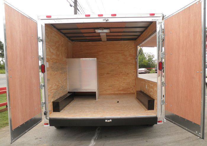 Concession Trailer 8.5'x12' Yellow - BBQ Food Event Vending Restroom