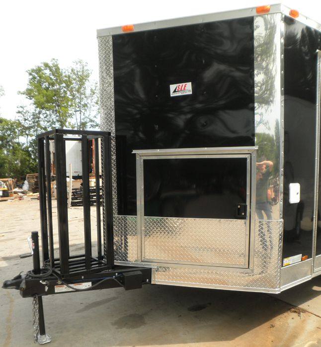 1262-concession-trailer-8.5-x14-black-food-vending-concession-event-3.jpg Concession Trailer 8.5'x14' Black - Food Vending Concession Event