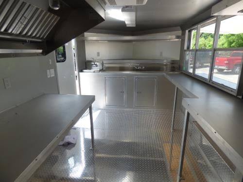 1263-concession-trailer-8.5-x14-indigo-blue-and-yellow-food-catering-event-20.jpg Concession Trailer 8.5'x14' Indigo Blue and Yellow - Food Catering Event