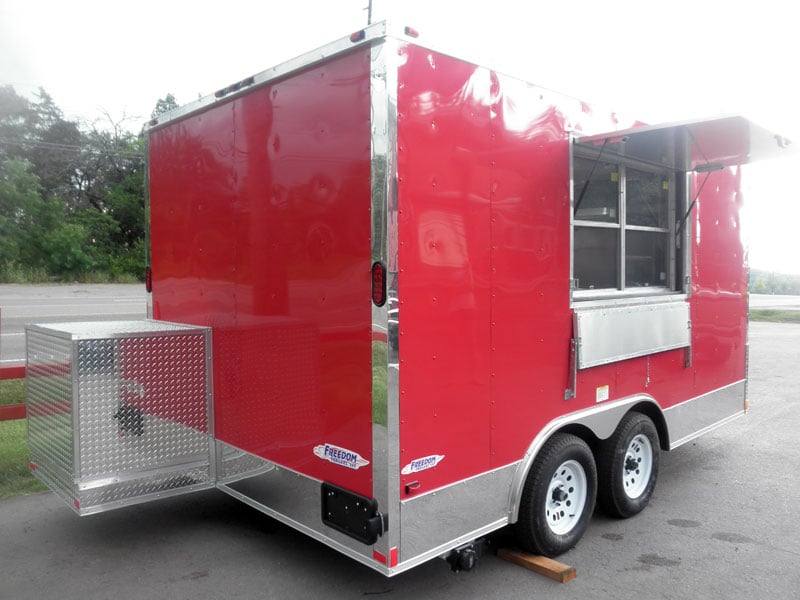 1264-concession-trailer-8.5-x14-red-event-food-catering-vending-2.jpg Concession Trailer 8.5'x14' Red - Event Food Catering Vending