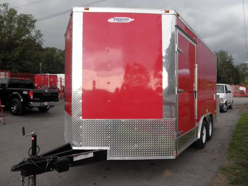 1264-concession-trailer-8.5-x14-red-event-food-catering-vending-5.jpg Concession Trailer 8.5'x14' Red - Event Food Catering Vending