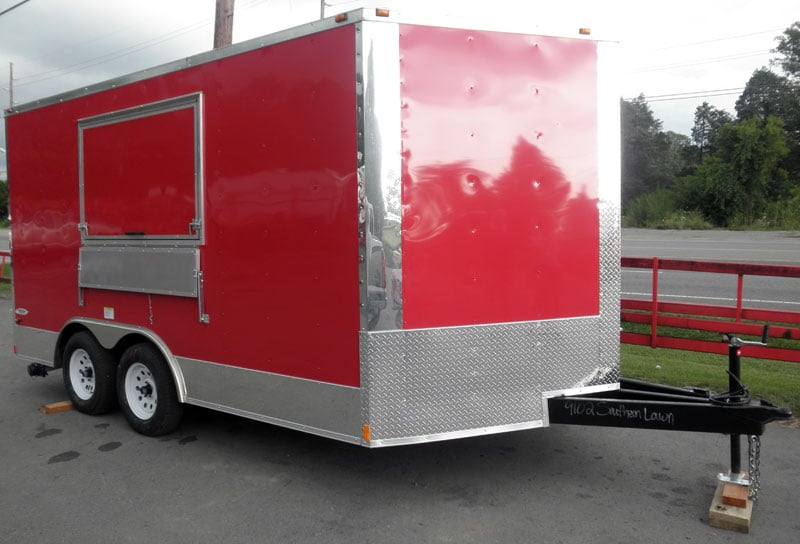 1264-concession-trailer-8.5-x14-red-event-food-catering-vending-6.jpg Concession Trailer 8.5'x14' Red - Event Food Catering Vending