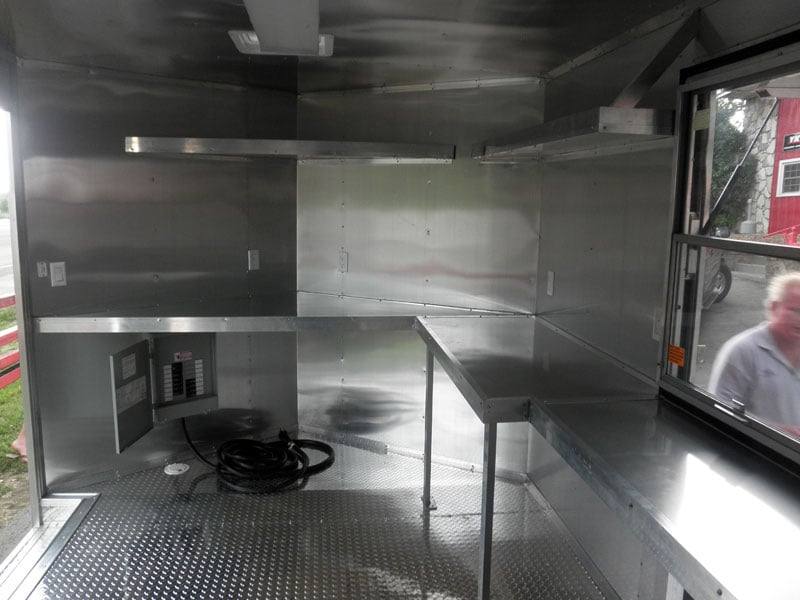 1264-concession-trailer-8.5-x14-red-event-food-catering-vending-9.jpg Concession Trailer 8.5'x14' Red - Event Food Catering Vending