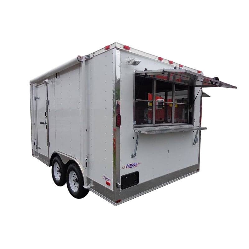 1265-concession-trailer-8.5-x14-white-event-custom-enclosed-kitchen-1.jpg Concession Trailer 8.5'x14' White - Event Custom Enclosed Kitchen