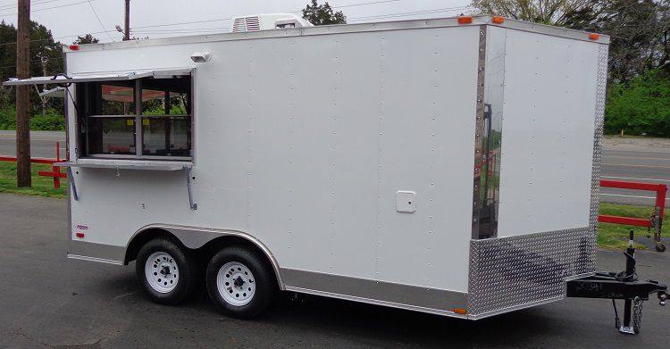 1265-concession-trailer-8.5-x14-white-event-custom-enclosed-kitchen-7.jpg Concession Trailer 8.5'x14' White - Event Custom Enclosed Kitchen