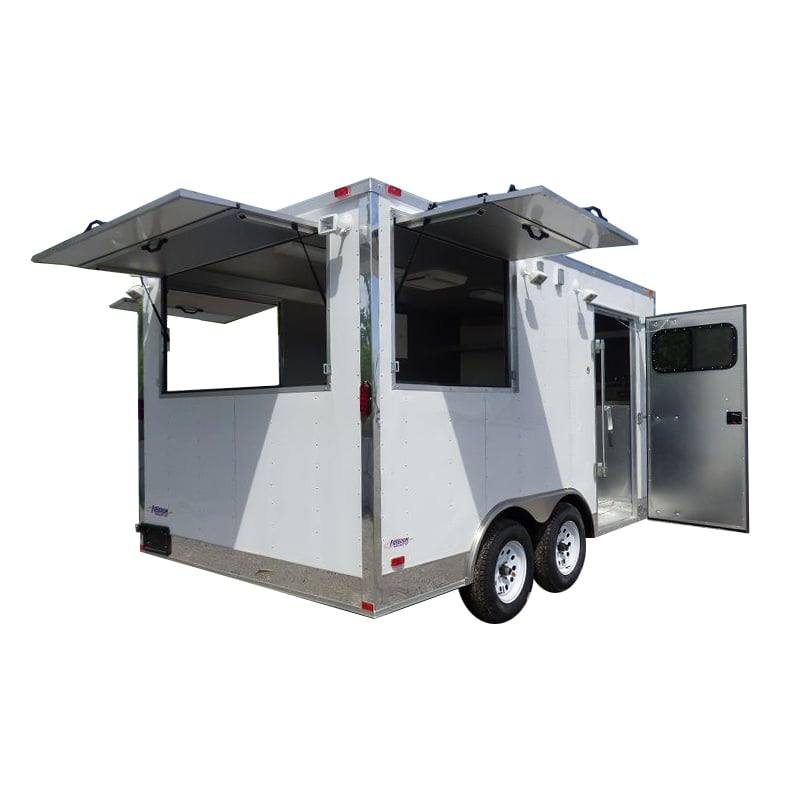 1266-concession-trailer-8.5-x14-white-vending-food-catering-event-1.jpg Concession Trailer 8.5'x14' White - Vending Food Catering Event
