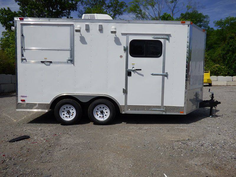 1266-concession-trailer-8.5-x14-white-vending-food-catering-event-11.jpg Concession Trailer 8.5'x14' White - Vending Food Catering Event