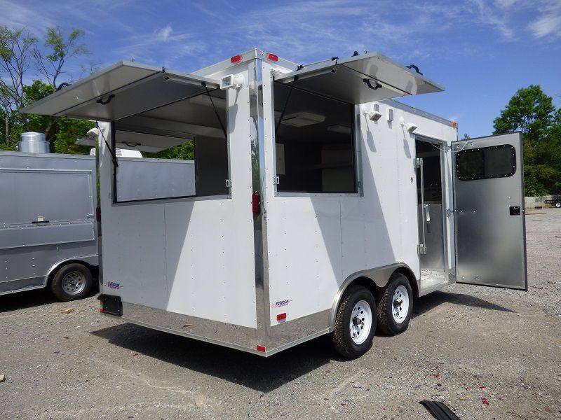 1266-concession-trailer-8.5-x14-white-vending-food-catering-event-13.jpg Concession Trailer 8.5'x14' White - Vending Food Catering Event