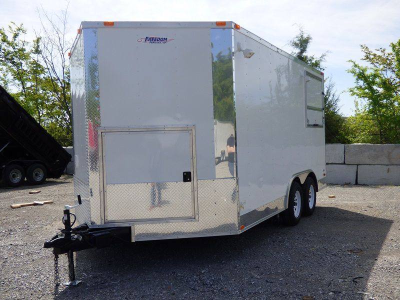 1266-concession-trailer-8.5-x14-white-vending-food-catering-event-20.jpg Concession Trailer 8.5'x14' White - Vending Food Catering Event