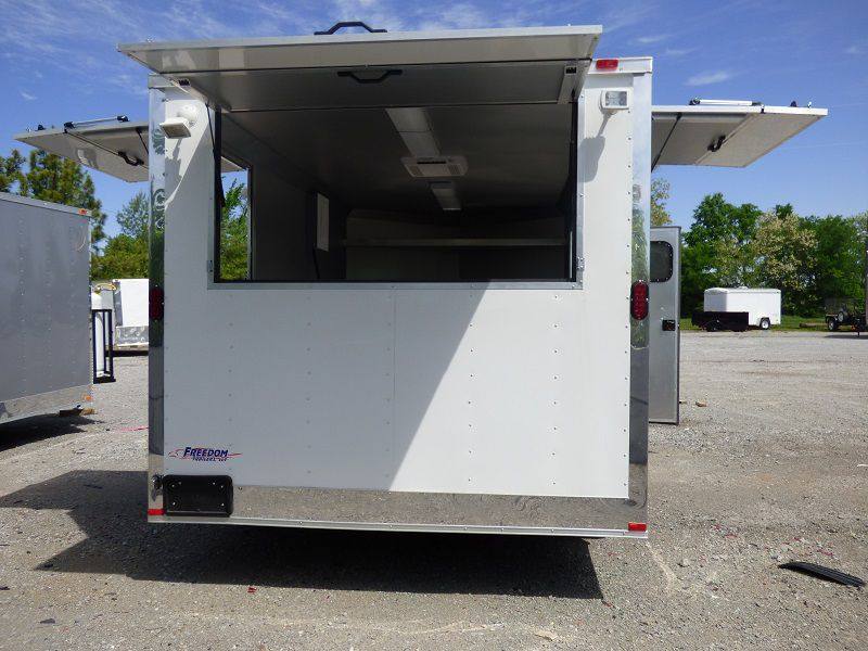 1266-concession-trailer-8.5-x14-white-vending-food-catering-event-21.jpg Concession Trailer 8.5'x14' White - Vending Food Catering Event