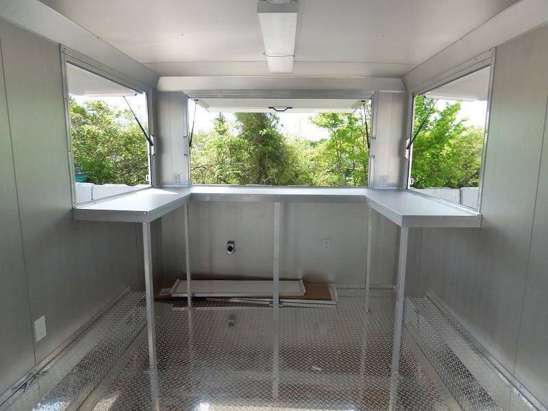 1266-concession-trailer-8.5-x14-white-vending-food-catering-event-23.jpg Concession Trailer 8.5'x14' White - Vending Food Catering Event