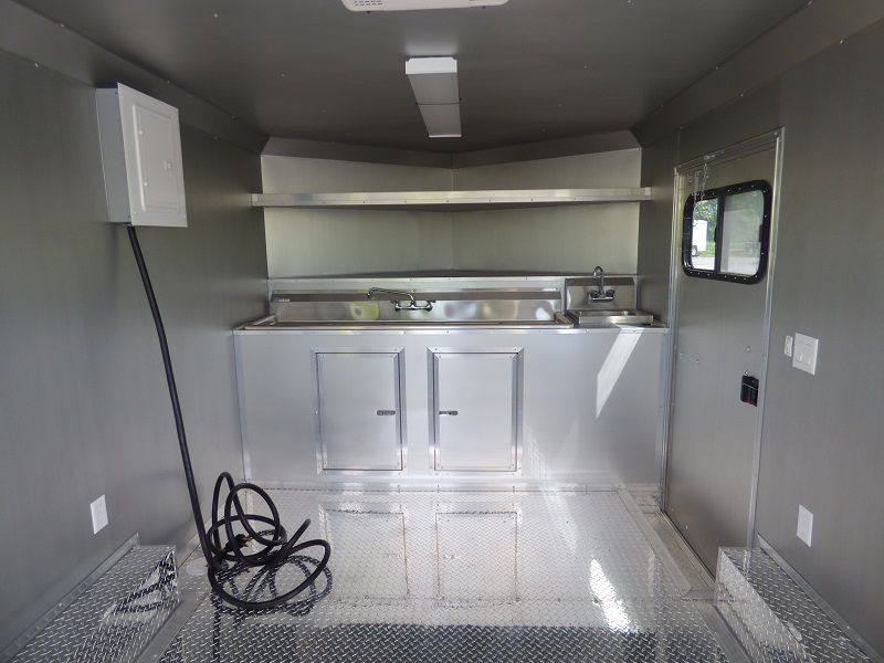 1266-concession-trailer-8.5-x14-white-vending-food-catering-event-25.jpg Concession Trailer 8.5'x14' White - Vending Food Catering Event