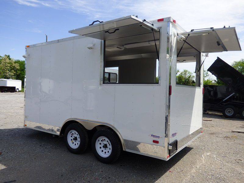 1266-concession-trailer-8.5-x14-white-vending-food-catering-event-26.jpg Concession Trailer 8.5'x14' White - Vending Food Catering Event