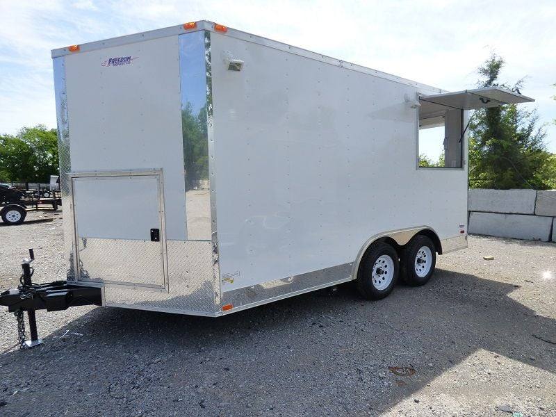 1266-concession-trailer-8.5-x14-white-vending-food-catering-event-28.jpg Concession Trailer 8.5'x14' White - Vending Food Catering Event