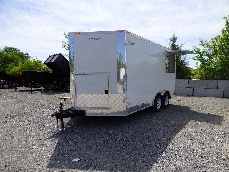 1266-concession-trailer-8.5-x14-white-vending-food-catering-event-29.jpg Concession Trailer 8.5'x14' White - Vending Food Catering Event