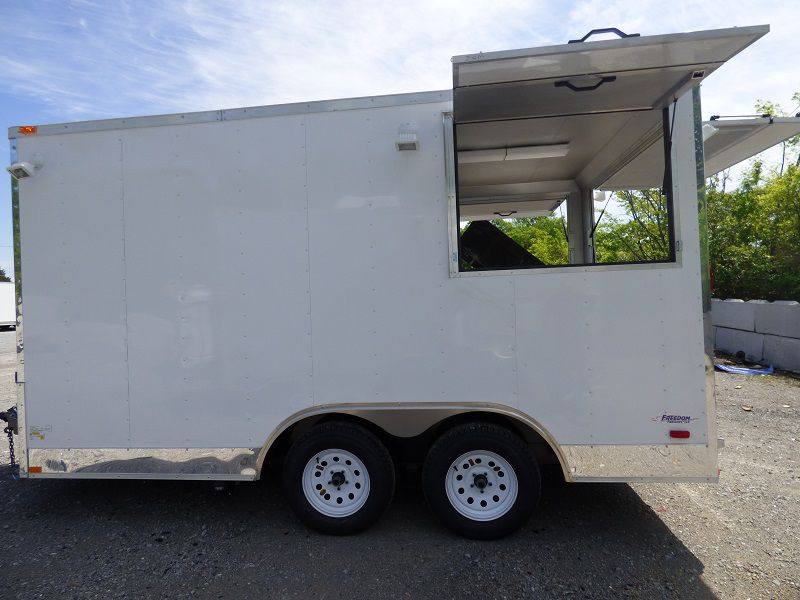 1266-concession-trailer-8.5-x14-white-vending-food-catering-event-30.jpg Concession Trailer 8.5'x14' White - Vending Food Catering Event