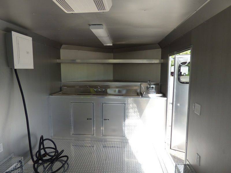 1266-concession-trailer-8.5-x14-white-vending-food-catering-event-32.jpg Concession Trailer 8.5'x14' White - Vending Food Catering Event