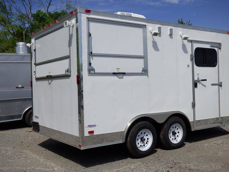 1266-concession-trailer-8.5-x14-white-vending-food-catering-event-4.jpg Concession Trailer 8.5'x14' White - Vending Food Catering Event