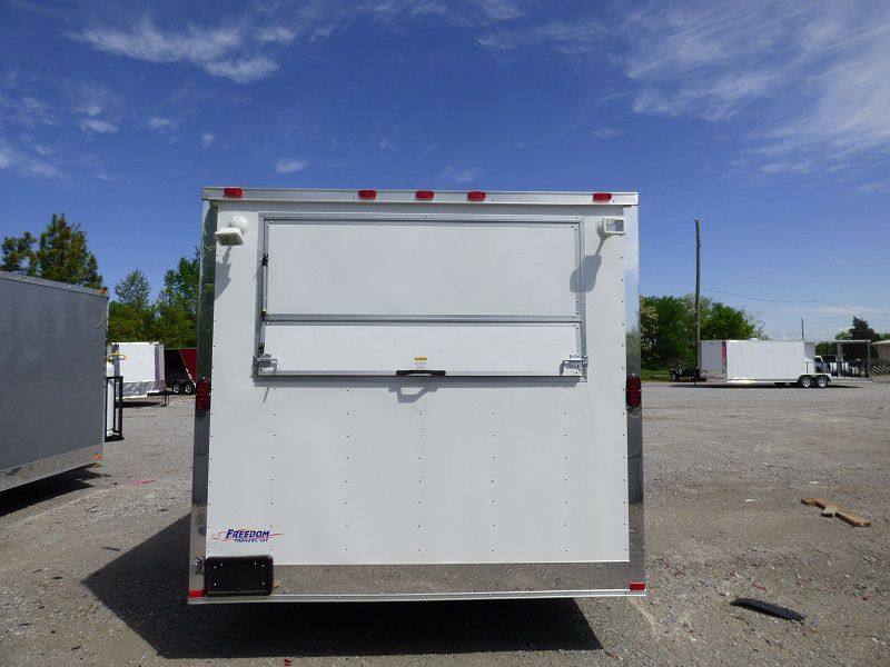 1266-concession-trailer-8.5-x14-white-vending-food-catering-event-5.jpg Concession Trailer 8.5'x14' White - Vending Food Catering Event