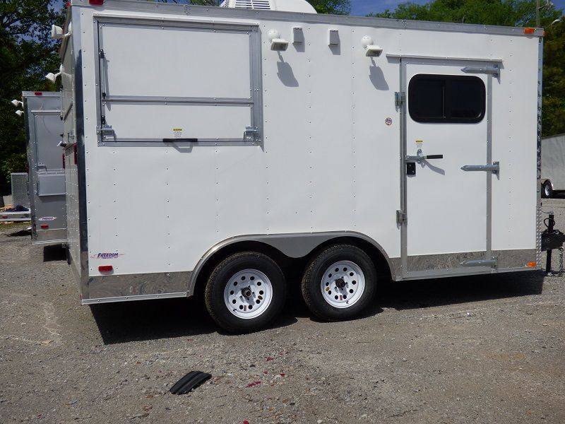 1266-concession-trailer-8.5-x14-white-vending-food-catering-event-7.jpg Concession Trailer 8.5'x14' White - Vending Food Catering Event