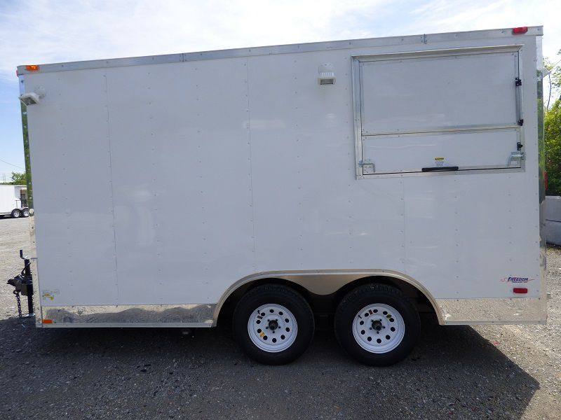 1266-concession-trailer-8.5-x14-white-vending-food-catering-event-9.jpg Concession Trailer 8.5'x14' White - Vending Food Catering Event