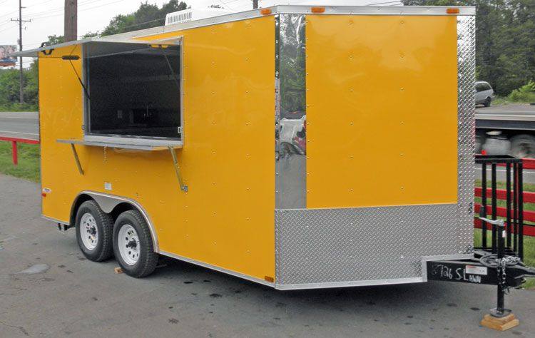 1267-concession-trailer-8.5-x14-yellow-food-vending-event-catering-3.jpg Concession Trailer 8.5'x14' Yellow - Food Vending Event Catering
