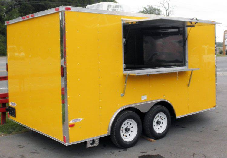 1267-concession-trailer-8.5-x14-yellow-food-vending-event-catering-4.jpg Concession Trailer 8.5'x14' Yellow - Food Vending Event Catering
