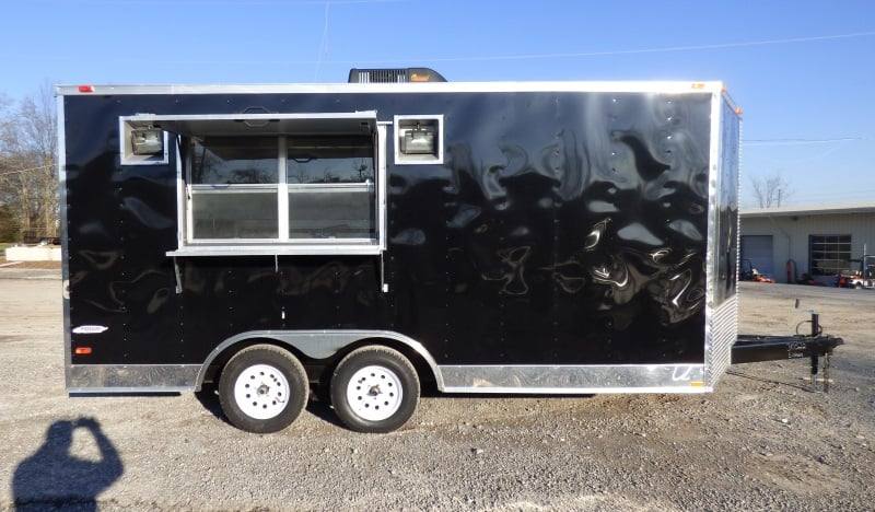1270-concession-trailer-8.5-x16-black-food-event-catering-bbq-13.jpg Concession Trailer 8.5'x16' Black - Food Event Catering BBQ