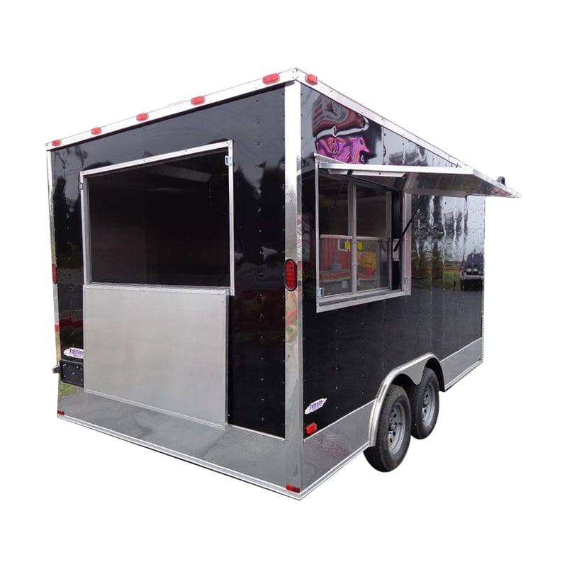 1271-concession-trailer-8.5-x16-black-food-event-catering-vending-1.jpg Concession Trailer 8.5'x16' Black - Food Event Catering Vending